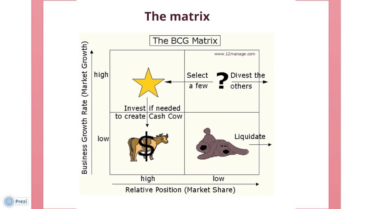 bcg matrix presentation